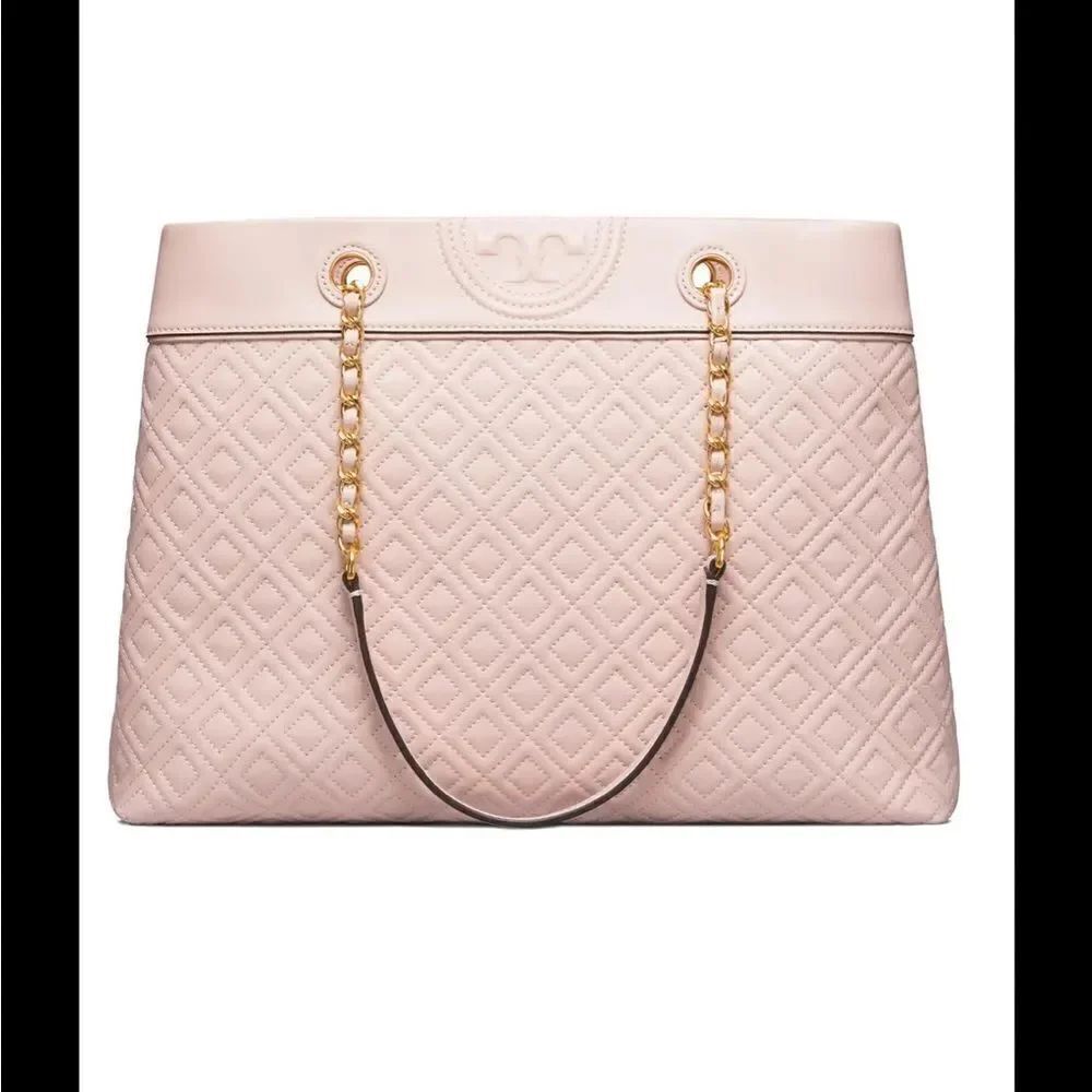 Tory Burch Fleming Pink Tote Bag